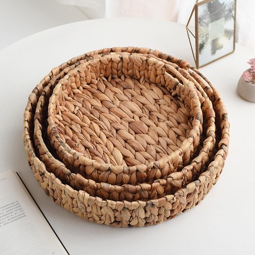 Wicker woven basket organizer - wicker,
