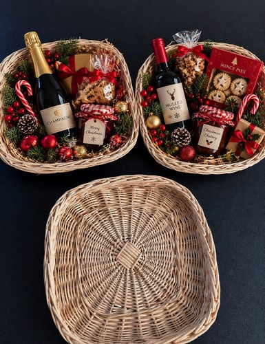 Bundle wicker trays - of, new