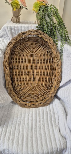 Large vintage wicker mcm - vintage,