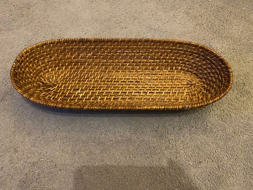 Vintage wicker baguette bread - vintage,