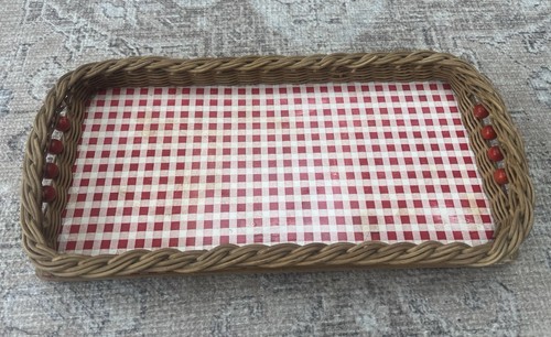 Vintage mid century woven - vintage,