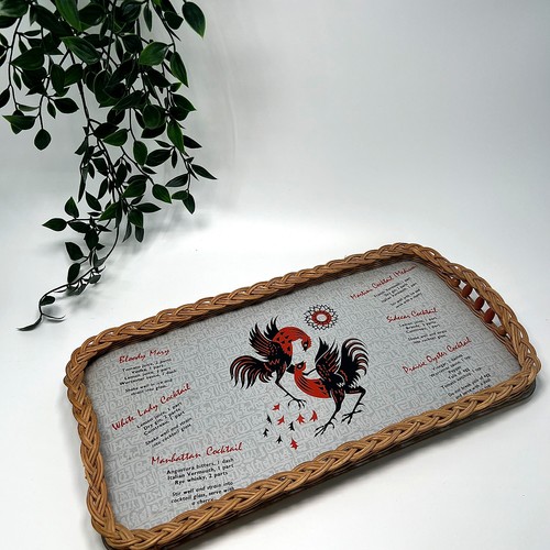 Vintage wicker melamine - vintage,