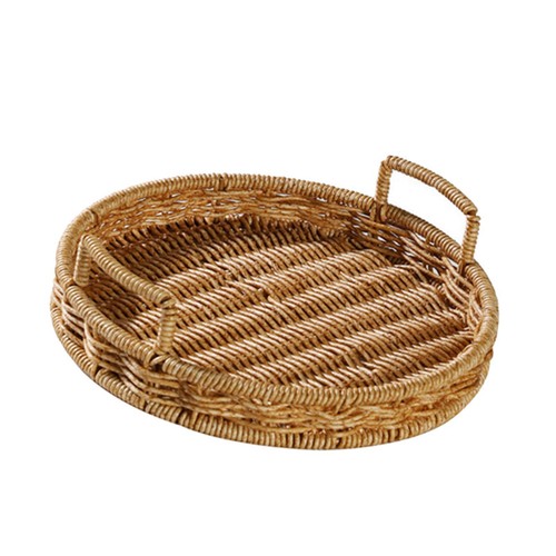 Handmade rattan basket trays - rattan,