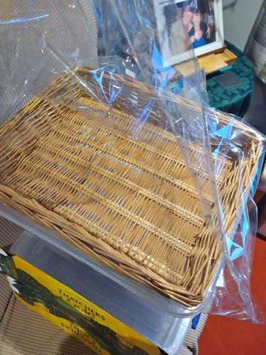 Wicker tray basket new - wicker, ideal