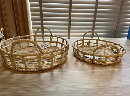 Collection round wicker - round,