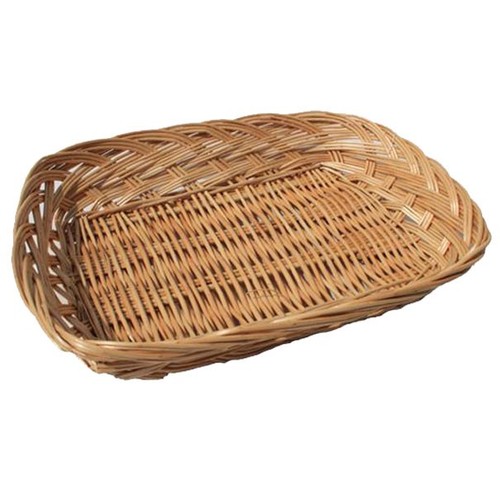 Shallow wicker baskets - shallow,