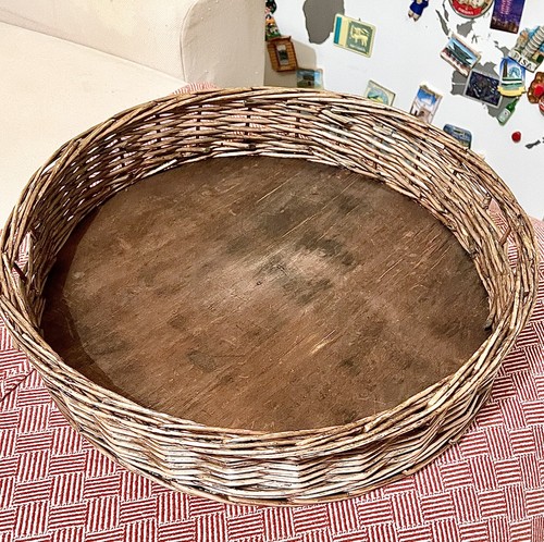 Vintage rustic wicker willow - rustic,