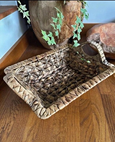 Wicker rectangular serving - rectangular,
