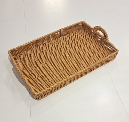 Wicker effect large basket - effect,