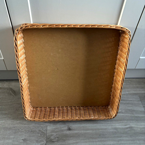 Woven wicker rectangular - woven,