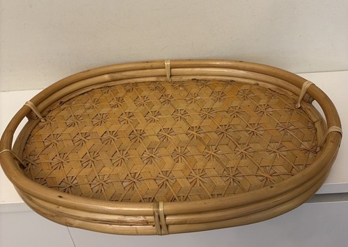 Vintage oval boho bamboo - vintage,