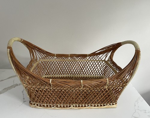 Vintage mid century woven