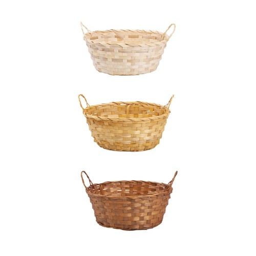 Bamboo wicker hampers with - wicker,
