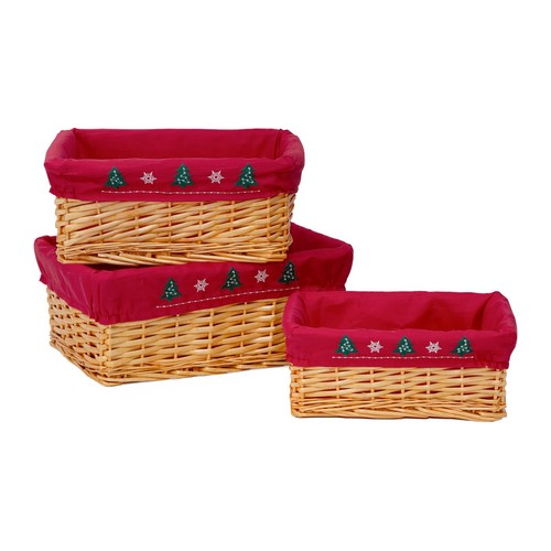 Wickerfield red lined honey - red,