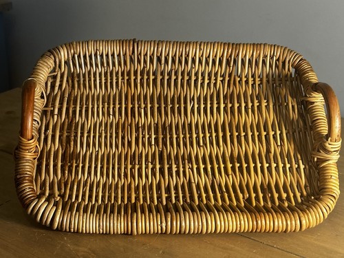 Vintage wicker basket weave - vintage,