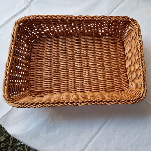 Faux rattan wicker storage - faux,