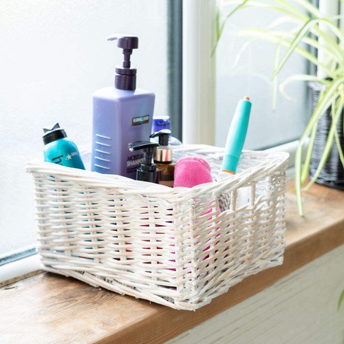 Whitewash rectangular wicker - whitewash,