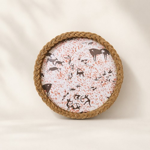 Vintage round wicker - vintage,