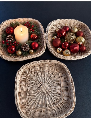 Bundle wicker trays - 6,